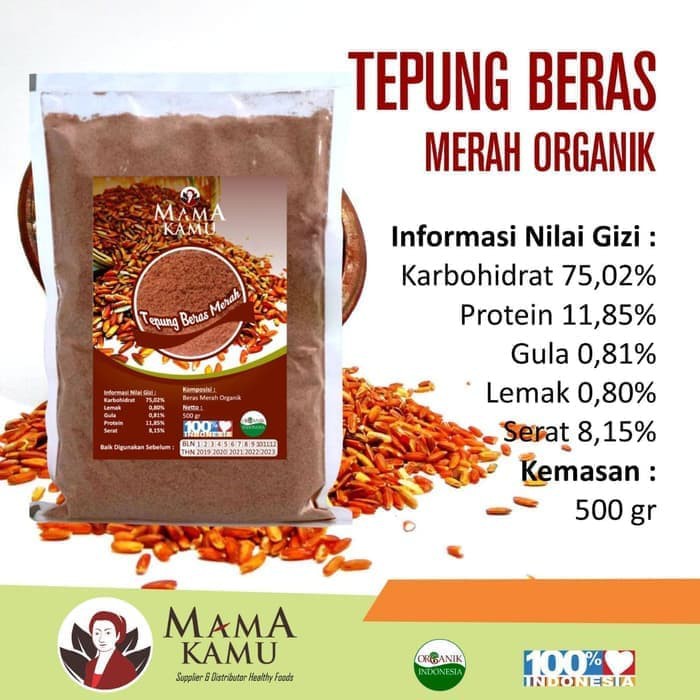 

Best Seller Grosir tepung beras merah organik Mama Kamu (Terlaris, Bestseller)