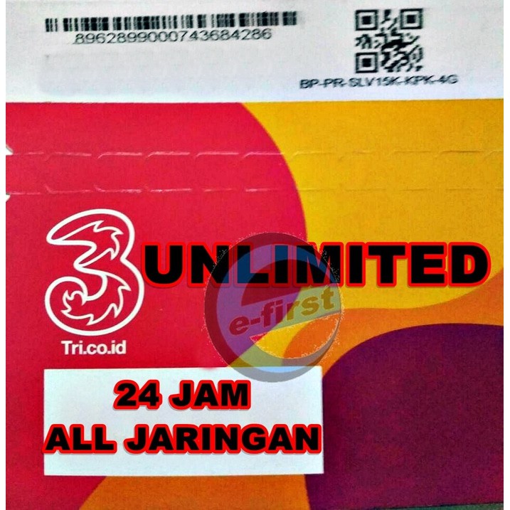 kartu perdana internet three tri 3 unlimited gb 90 hari kuota data 3 50gb alternatif tri aon 10gb