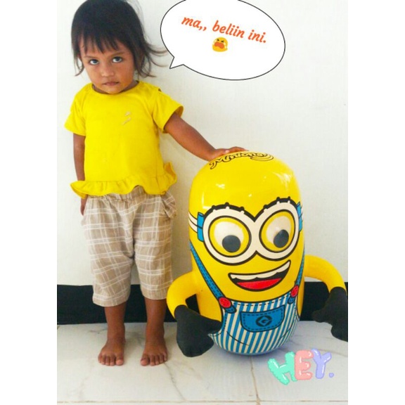 BALON TINJU MINION, (garansi uang kembali jika tidak sesuai)