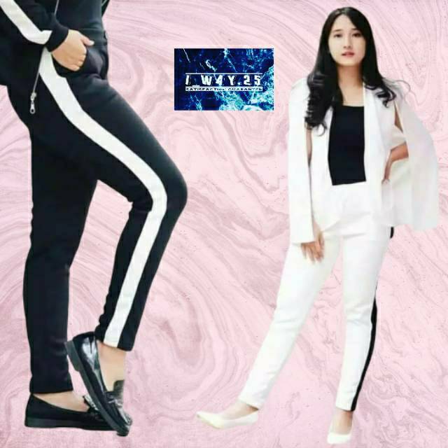  Celana  Wanita Zara  Pants  Milano Stretch Plus Manset 