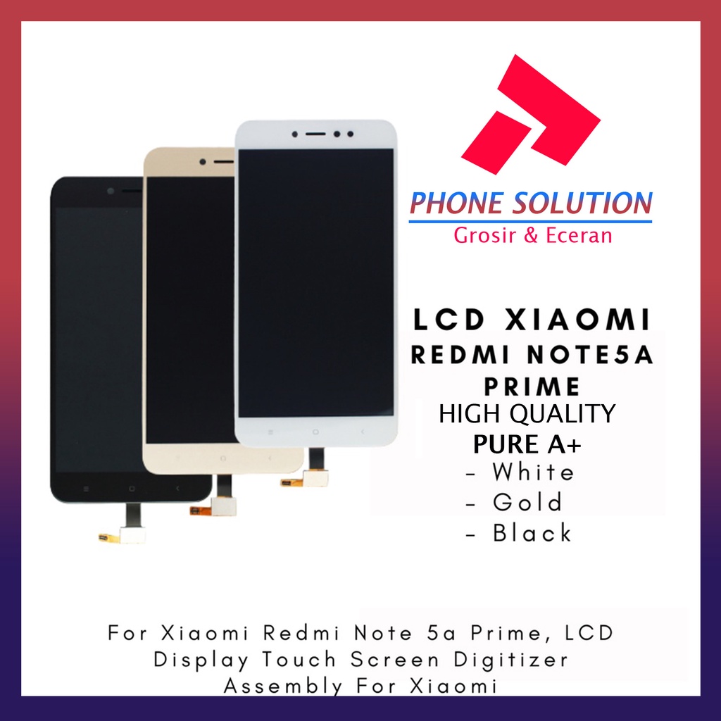 LCD Xiaomi Redmi Note 5A Prime Fullset Touchscreen // Supplier LCD Xiaomi Redmi - Garansi 1 Bulan