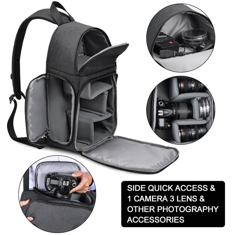 SmallLee Tas Selempang Kamera Tahan Air Ringan tahan gores tahan aus Bahu Cross Digital Case Tahan Air Rain Cover Tas Kamera DSLR Tas SLR