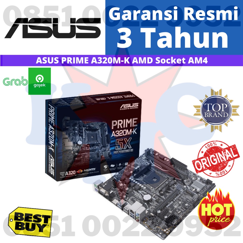 Motherboard ASUS PRIME A320M-K AMD socket AM4