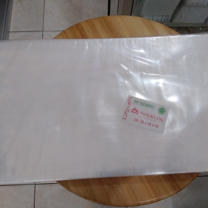 Jual Plastik Pp Bening Bangkuang 20x35 Shopee Indonesia 8058