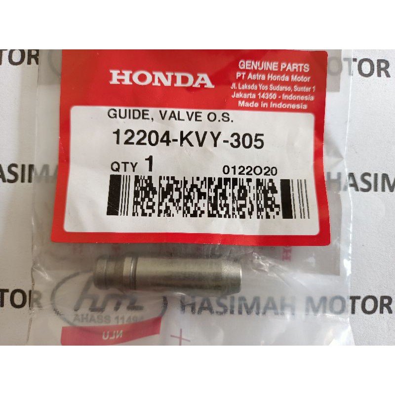 GUIDE VALVE (O.S) HONDA BEAT ESP K81, SCOOPY ESP K93 & VARIO 110 ESP - KODEPART : 12204KVY305