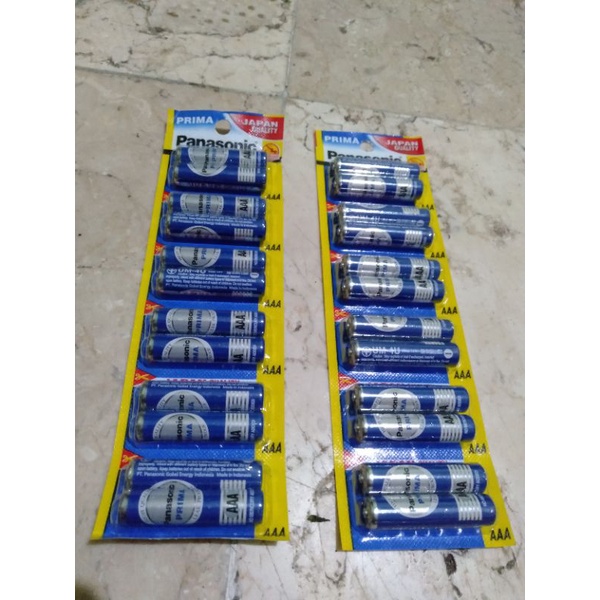Batu Baterai/ Batre/ Battrey/ Baterai Panasonic AAA/ A3 (UM4U) Biru