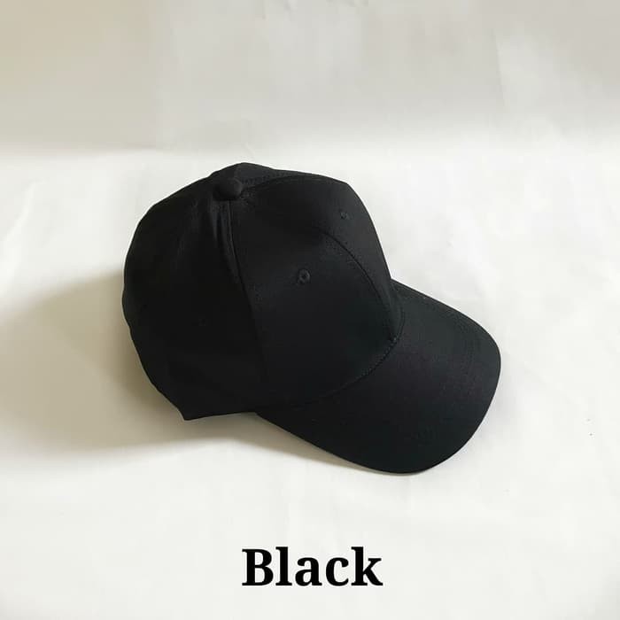 TOPI BASEBALL POLOS HITAM NAVY ABU MERAH MAROON POLOS ALL SIZE -