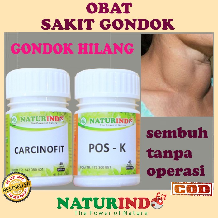 Obat Gondok Obat Kelenjar Tiroid Obat Benjolan di Leher Obat Gondok Teroid POS K & CARCINOFIT