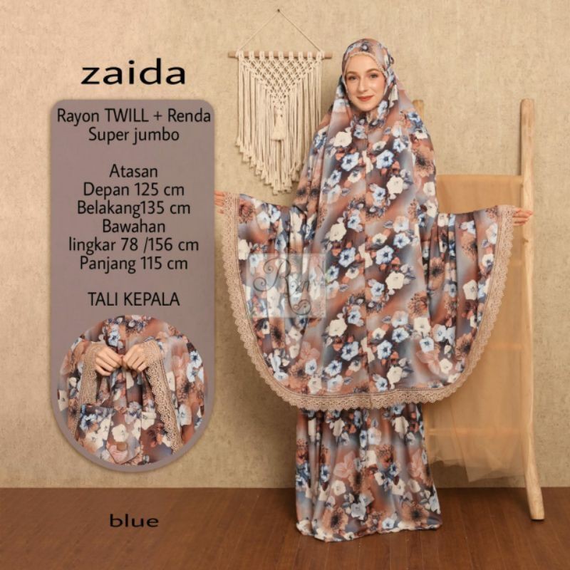Mukena Rayon Twill Super Jumbo Zaida