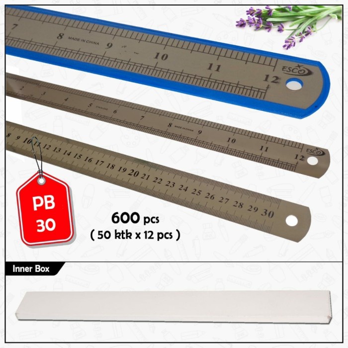 

Buruan Penggaris Besi Murah 30 Cm Isi 12 Pcs Terbatas