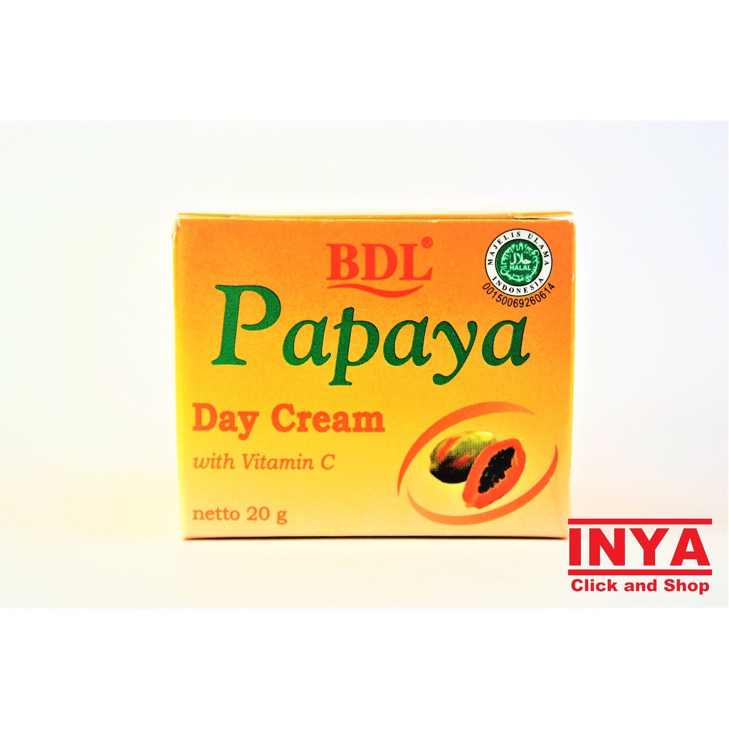 Krim Muka Siang BDL PAPAYA DAY CREAM with Vitamin C 20gr