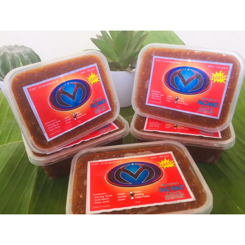 

Sambel Pecel Sambel Bumbu Kacang Khas Nganjuk Michiko 250gr & 500gr