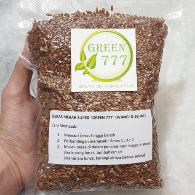 Beras Merah Anik 1 Kg Green 777 1kg Super Premium Quality Sehat Diet Mpasi Vakum Indonesia