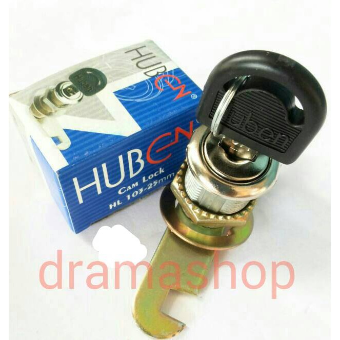 Kunci Locker HUBEN, Cam Lock 25mm