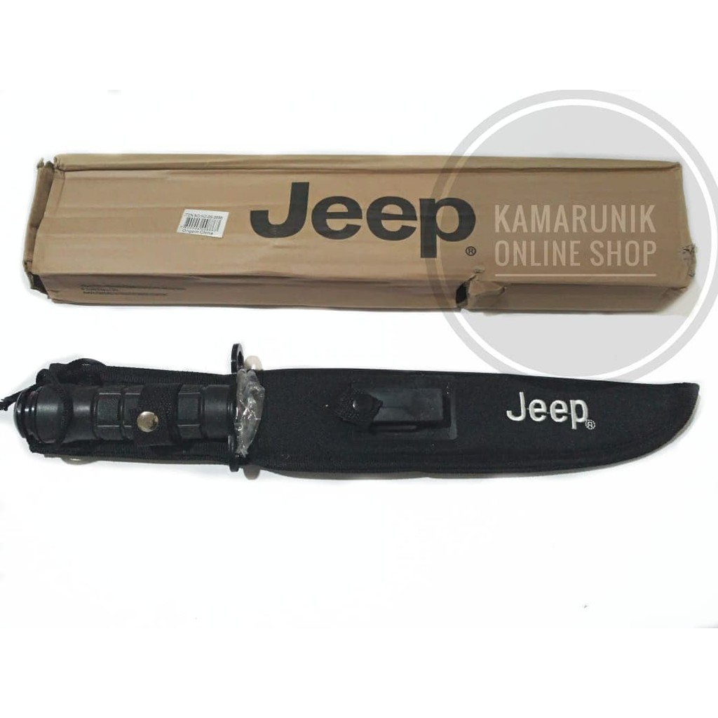 Limited! PISAU JEEP TAJAM MURAH SURVIVAL SARUNG KIT 652R