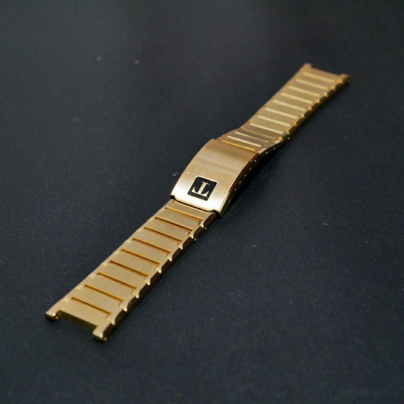 Rantai Tissot 12mm Flat Bracelet Jam Tangan Vintage Original Authentic Preloved