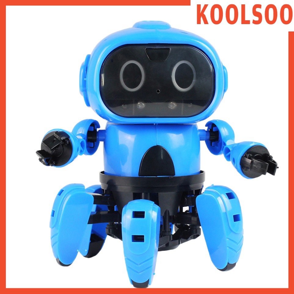 blue robot toy