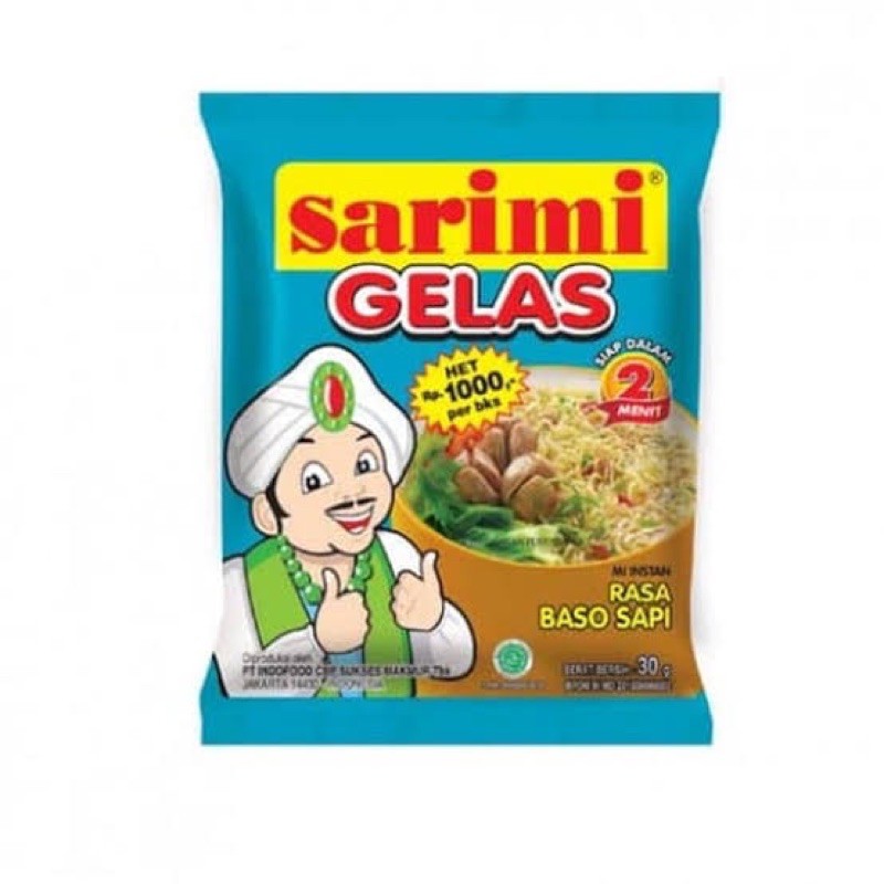 

10pcs sarimi gelas mie instan