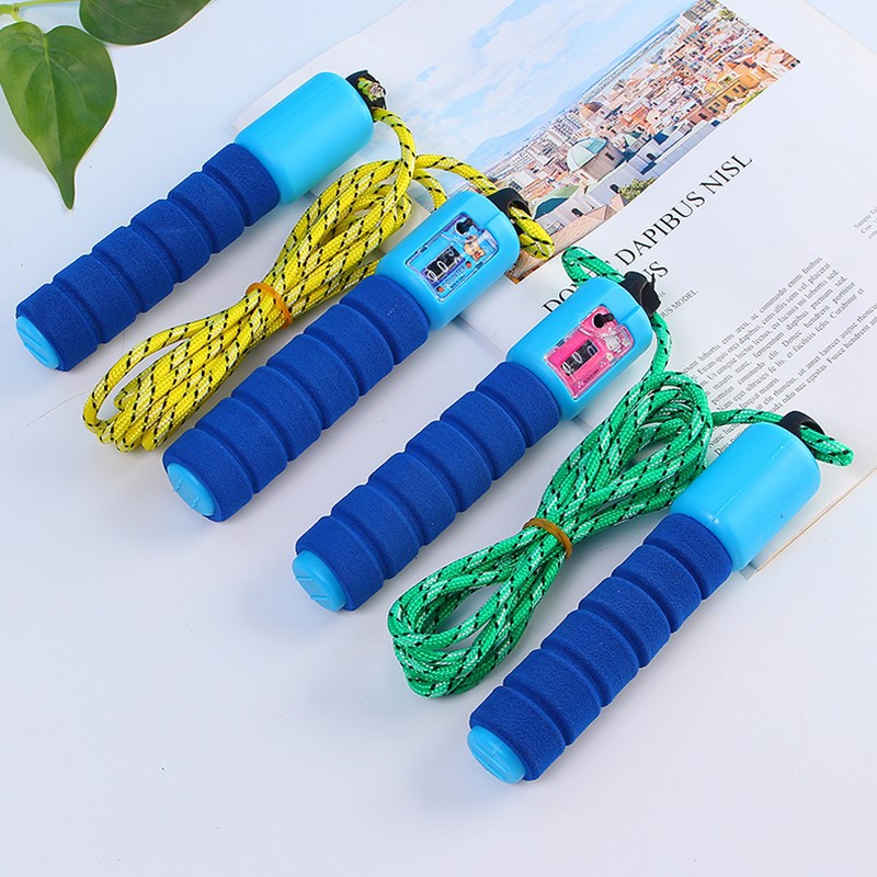 HOVELSHOP Tali Lompat Skipping Jump Rope Digital Alat Olahraga Fitness Murah