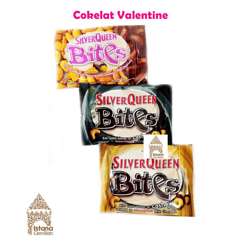 Silver Queen / Silverqueen Bites 30 Gram . Cokelat Valentine