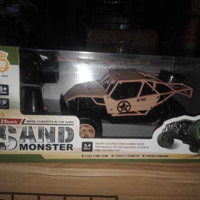 Mainan Mobil RC Rock Crawler Jeep Offroad Sand Monster