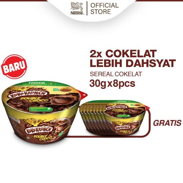 

Promo Awal tahun Nestle KOKO KRUNCH Double Choco Sereal Coklat 30g - 8pcs Gratis Hadiah Promo Awal tahun
