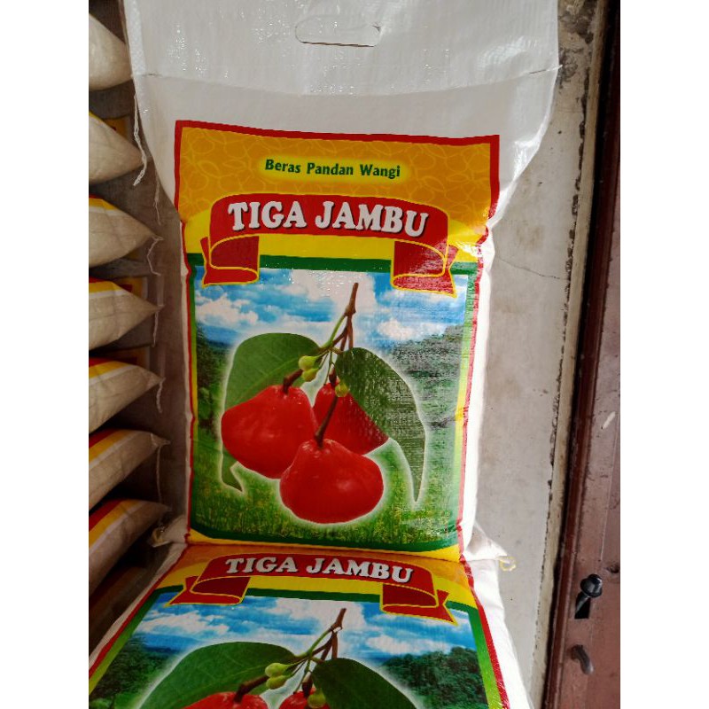 

beras tiga jambu 5kg wangi pandan