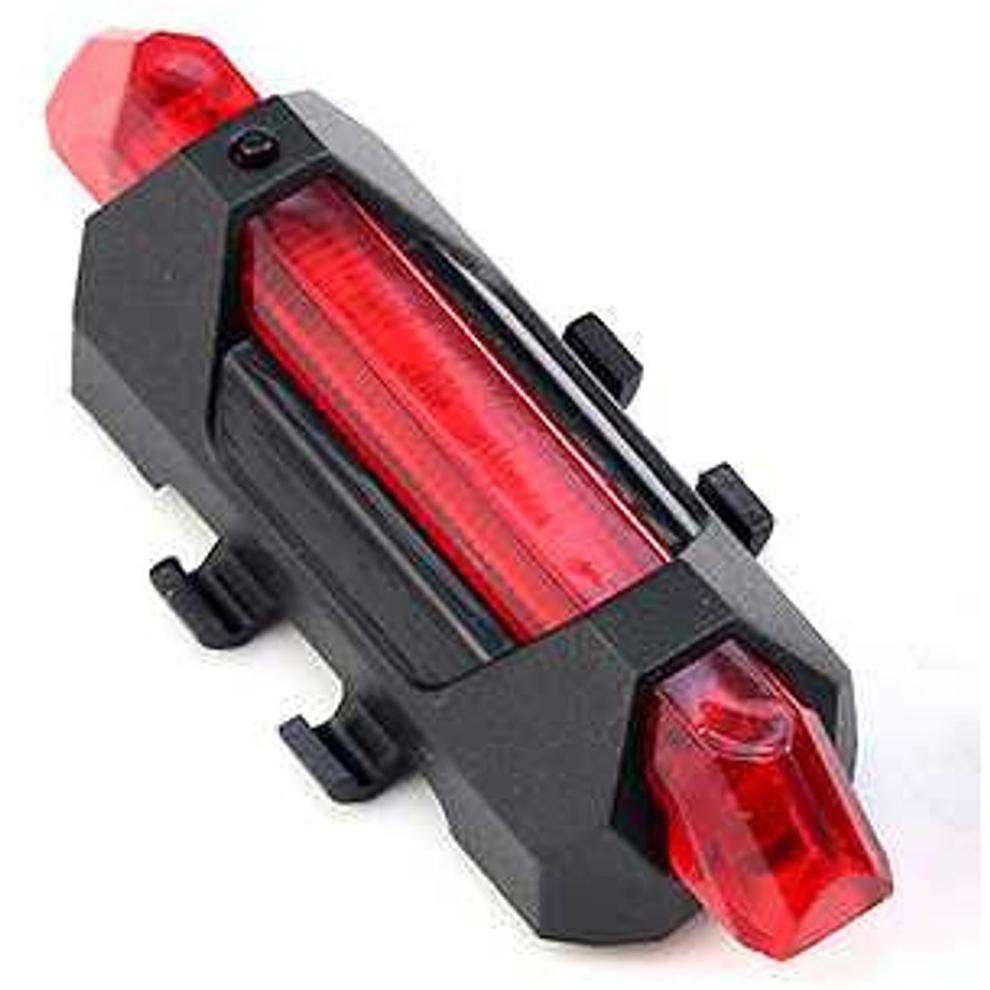 Gratis Ongkir Lampu Sepeda 5 Led Taillight Rechargeable