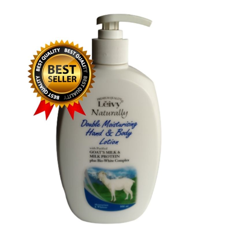 Leivy Naturally Hand Body Lotion Goat S Milk 500ml Hand Body Susu Kambing Shopee Indonesia