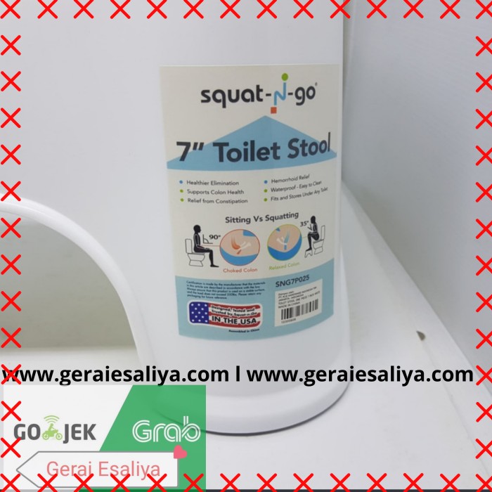 TOILET STOOL PIJAKAN KAKI TOILET WC DUDUK UNTUK KESEHATAN 7inc