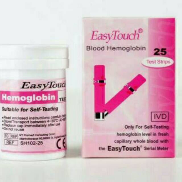 EASY TOUCH STRIP HEMOGLOBIN STIK ISI ULANG HB