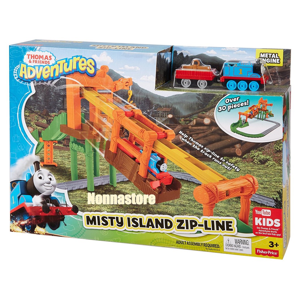 Thomas & Friends Thomas Adventures Misty Island Zip-Line Playset