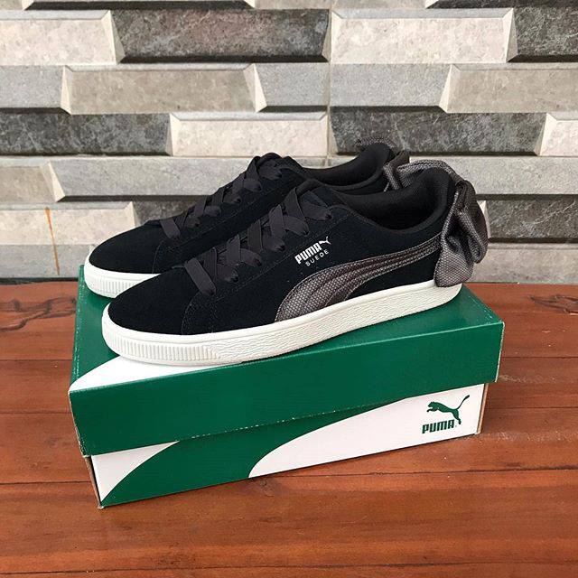 puma suede bow hexamesh