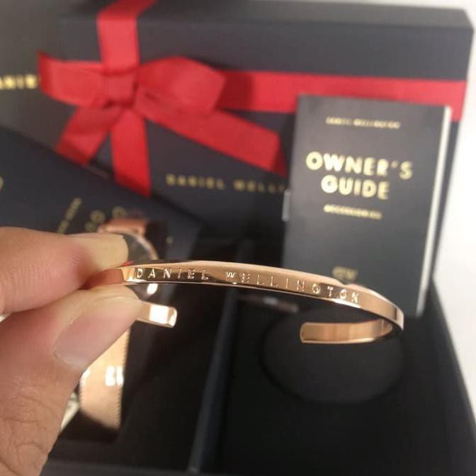 TERBARU JAM TANGAN WANITA DW SET CUFF ORI / JAM TANGAN DANEIL WELLINGTON SET TERLARIS