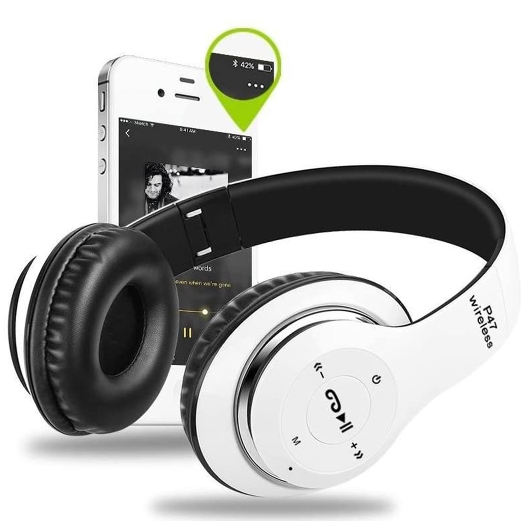 HEADPHONE EXTRA BASS Bluetooth Gaming Wireless Headset Charger