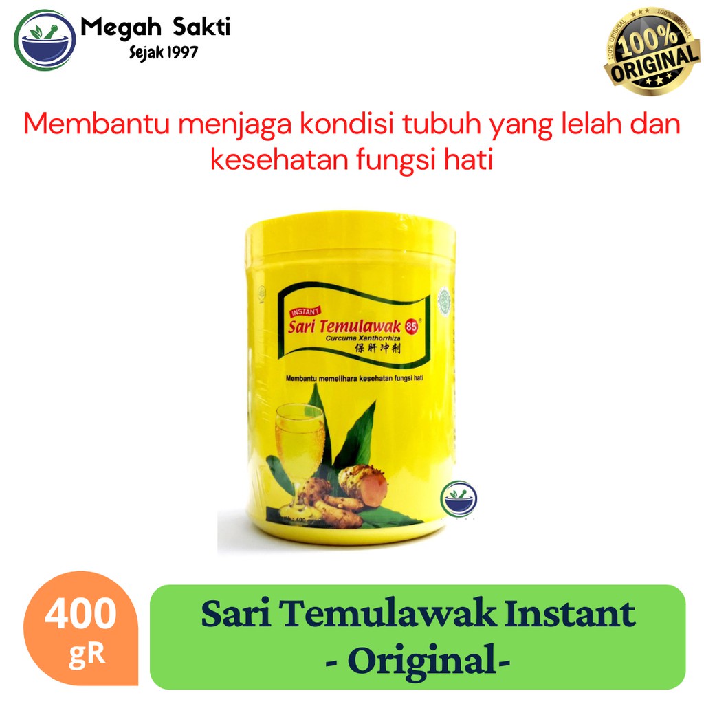 

MGS - Sari Temulawak 85 Instan Plus Original Toples 400 gR CDK