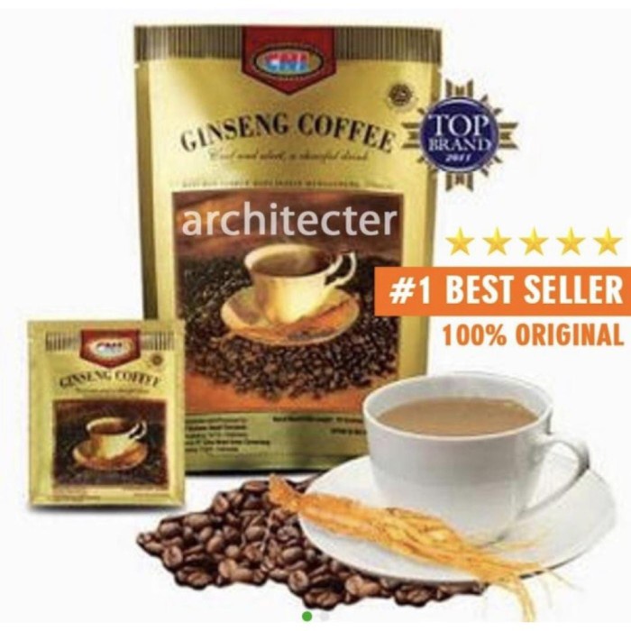 

KOPI GINSENG CNI 20 SACHET STAMINA COFFEE