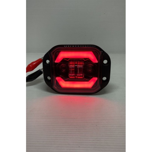 lampu led daymaker klx crf wr bahan case besi kesing casing besi / headlamp klx crf wr