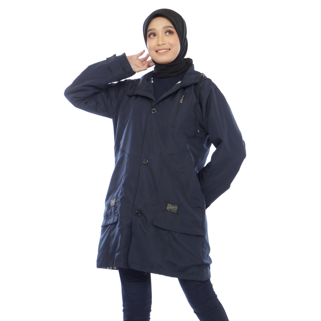 X-Urband Jacket Parka Wanita / Jaket LouwiMuslimah Hijaber hoodie Syari 106