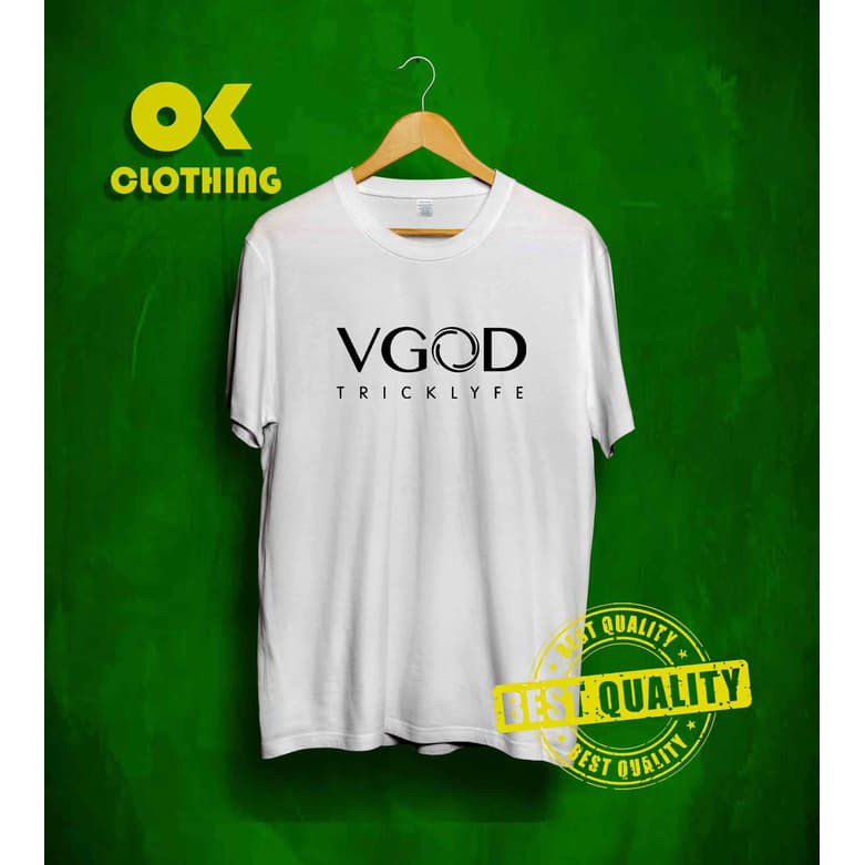 Baju kaos Vape VGOD simple keren -provermerch