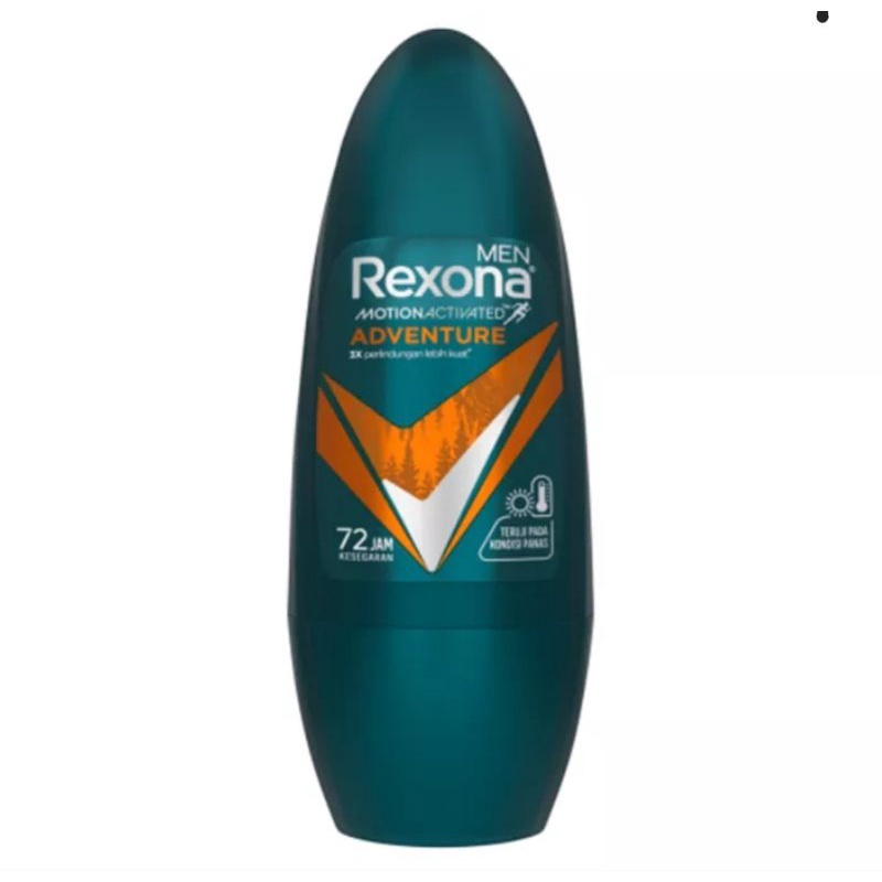 REXONA MEN DEODORANT ROLL ON MAN ADVENTURE PARFUM 45ML 45 ML ORIGINAL