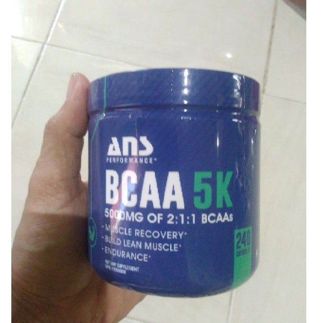 ANS BCAA 5K 240caps 240 Capsul Kapsul ratio 2:1:1