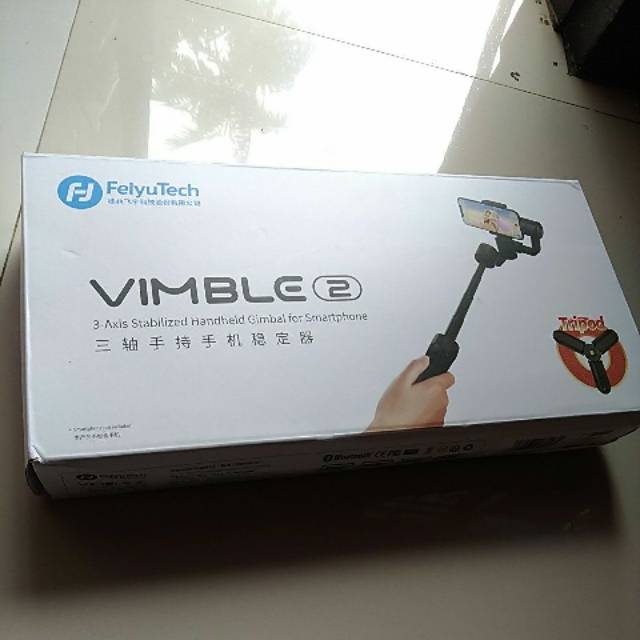 (Bekas) FeiyuTech Vimble 2 Gimbal 3 Axis Smartphone bisa jadi tongsis