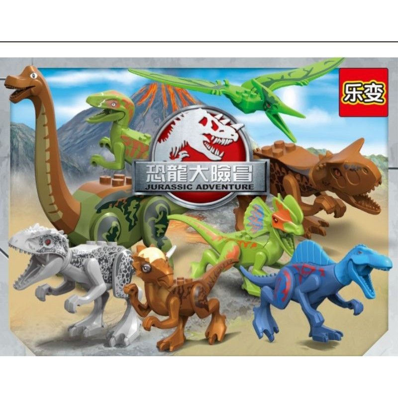 Lego Dinosaurus Lego Dino Lego Hewan Lego Jurrasic Word + Minifigure