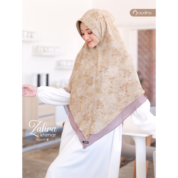 HIJAB INSTAN ZAHRA KHIMAR 2 LAYER BY AUDINA