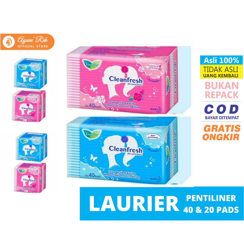 LAURIER CLEAN FRESH PENTILINER/PENTYLINERS 20'S 40'S ❤ AYUNEREK