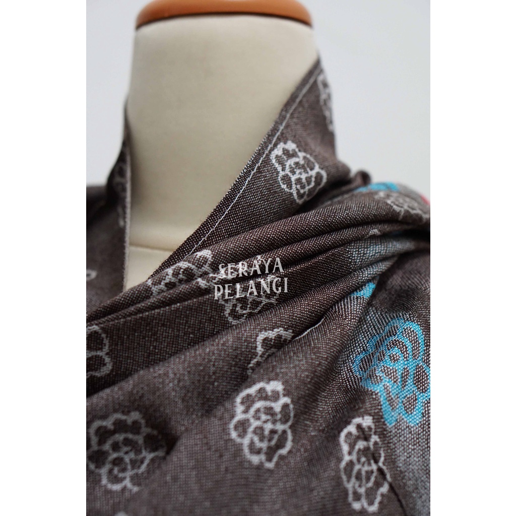 Pashmina Cashmere Motif Bunga 15 | Motif Kembang | Selendang | Scarf | Syal | Shawl | Souvenir | Hadiah Ulang Tahun | Birthday Gift | Aksesoris Fashion Wanita | Premium Import Quality | Grosir Murah | Luxury Scarf