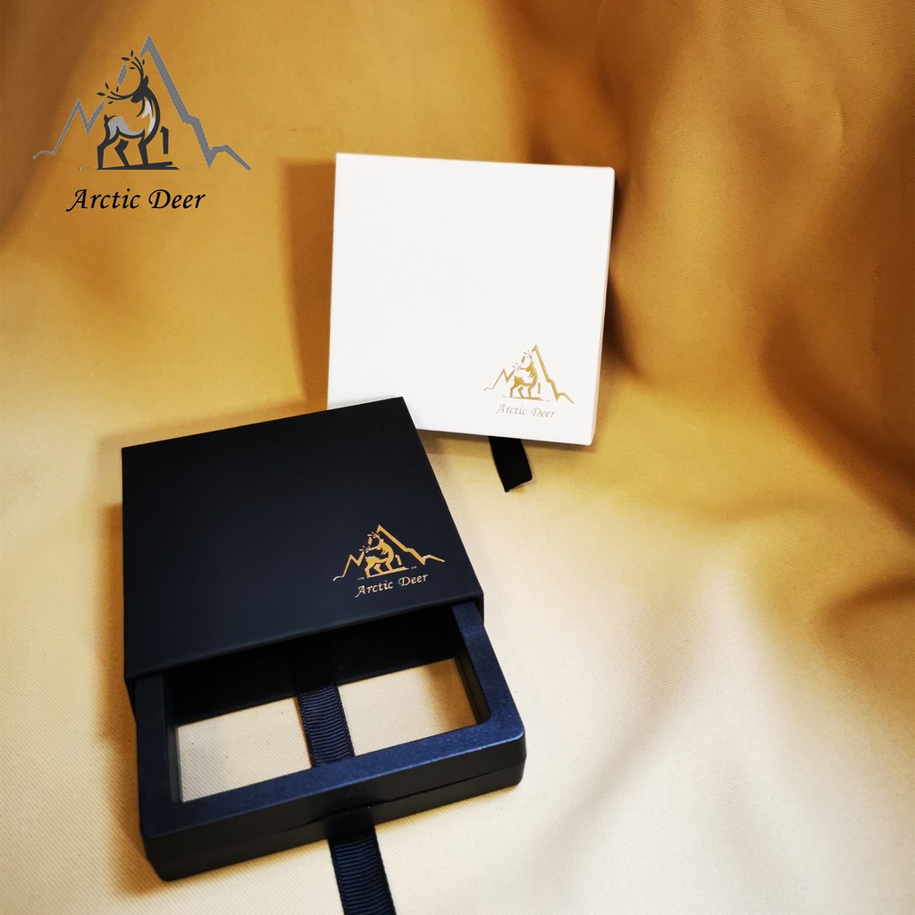 Cincin terbuka yang dapat disesuaikan Bowknot Original Arctic Deer