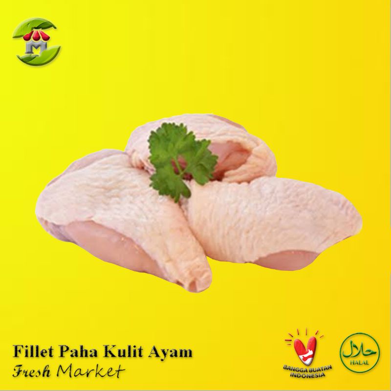 

[JAKBAR] Boneless Fillet Paha Ayam Dengan Kulit Pack 970gr - 1kg