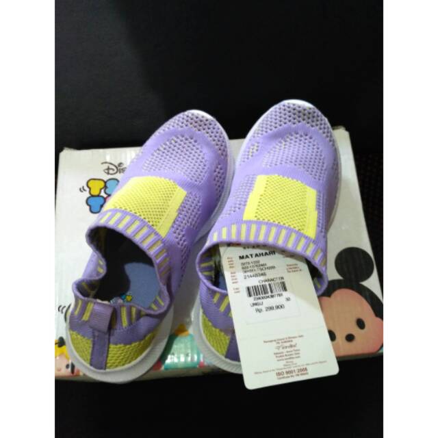 Sepatu anak perempuan tsum tsum.ori matahari size 30